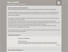 Tablet Screenshot of marcnamblard.fr
